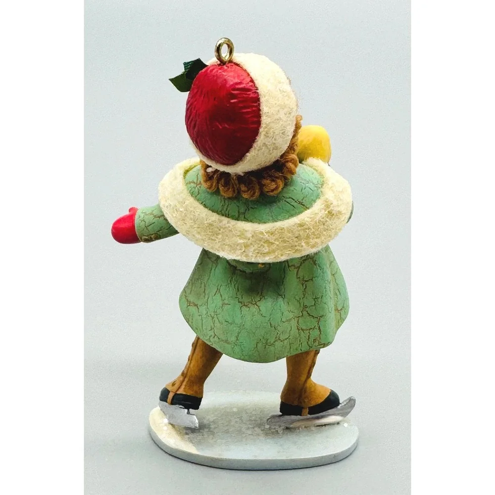 Hallmark Keepsake Ornament‎ A Visit From Santa Lot of 3 Chalkware Felt 2003